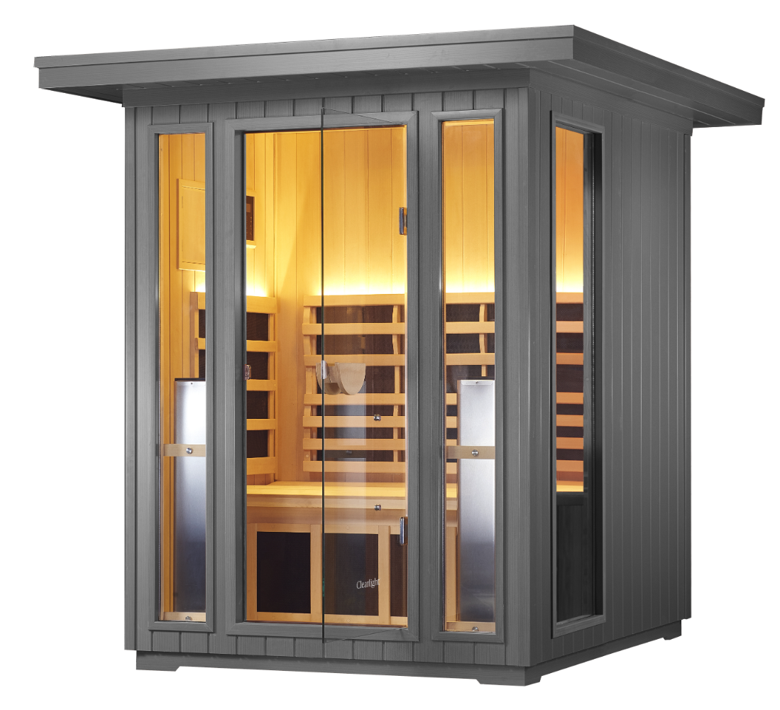 Clearlight® SANCTUARY OUTDOOR 2 FULL SPECTRUM INFRARED SAUNA (2 PERSON)