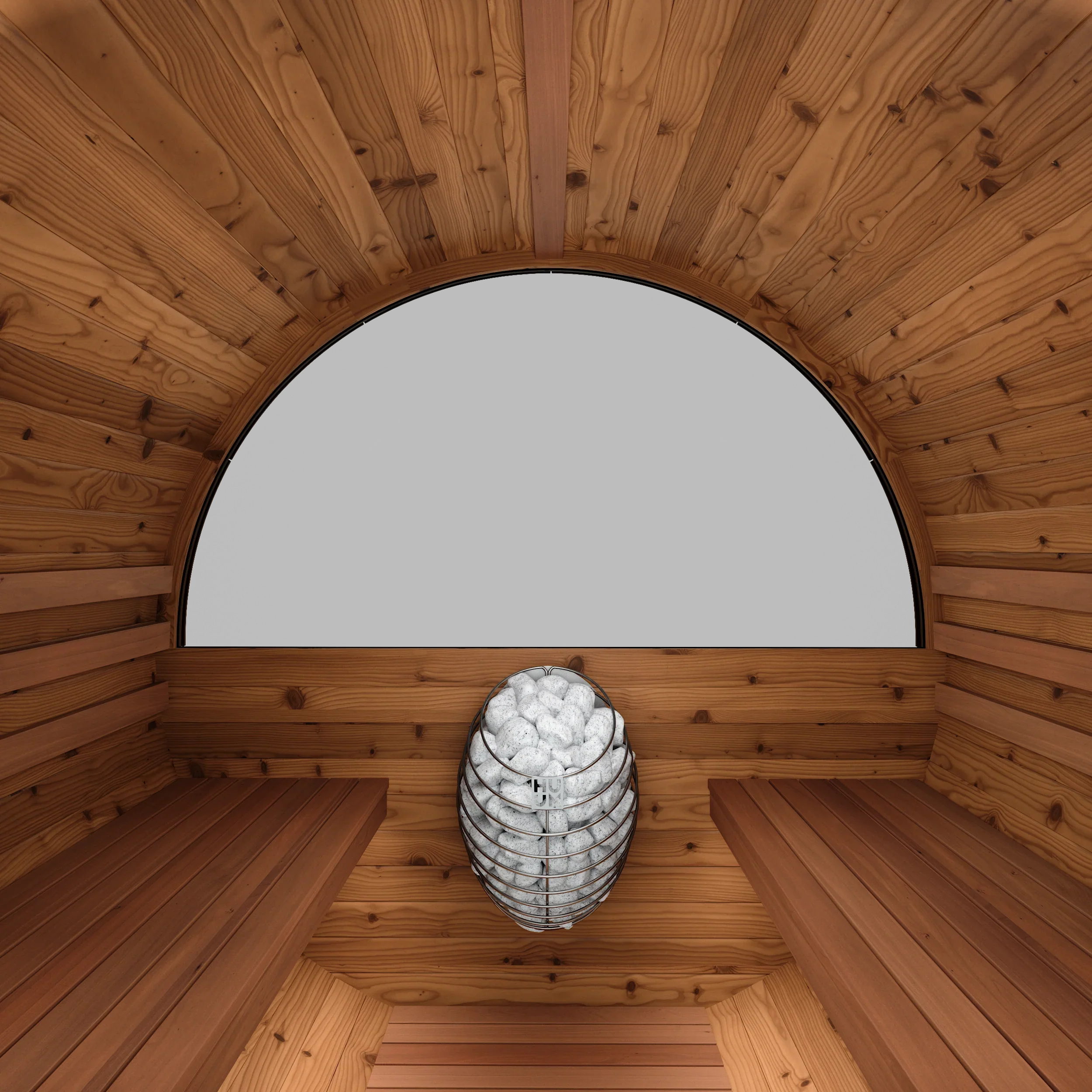 2 Person Thermory Barrel Sauna No. 54 (with window)
