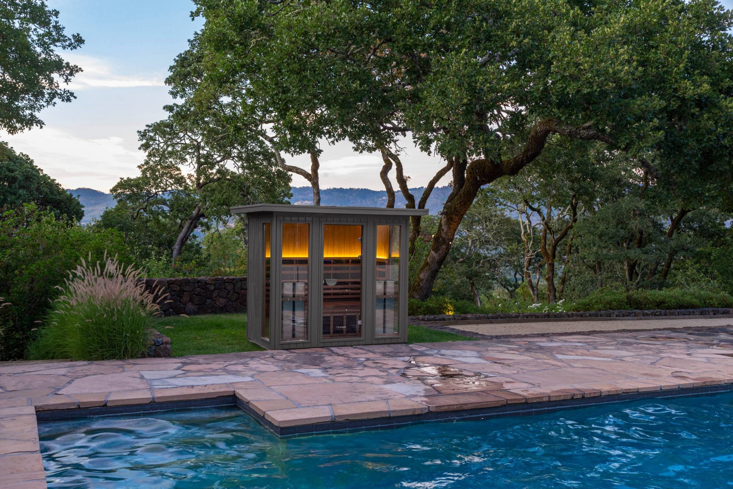 Clearlight® SANCTUARY OUTDOOR 5 FULL SPECTRUM INFRARED SAUNA (4-5 PERSON)