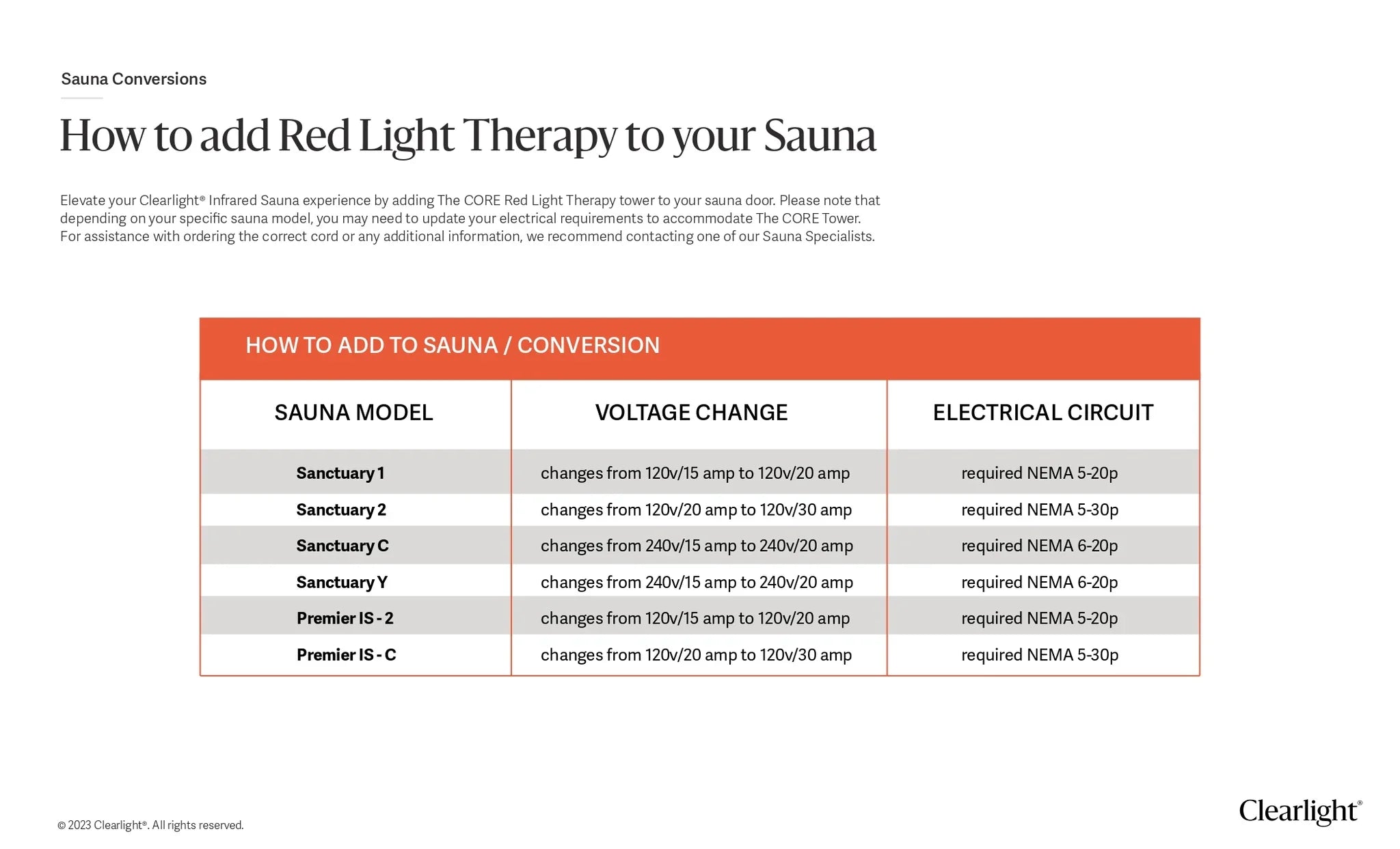 Clearlight® Core Red Light Therapy