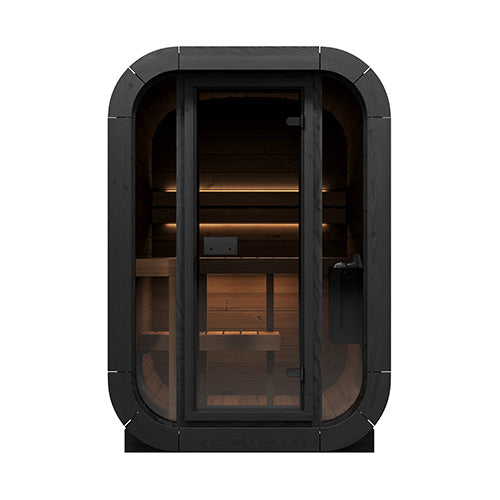 SaunaLife CL3G 2 Person Cube Series Outdoor Sauna