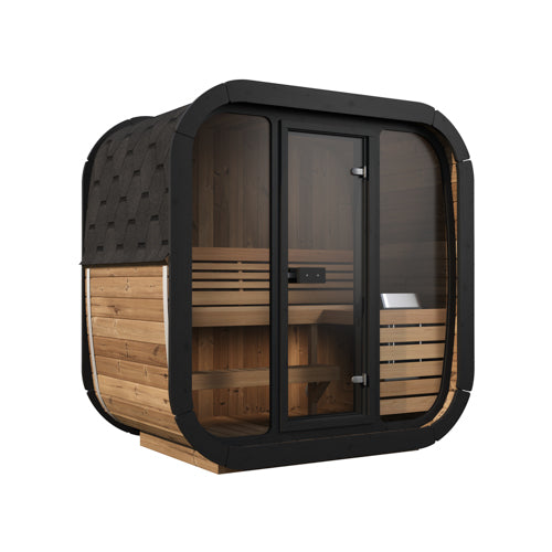SaunaLife CL4G 3 Person Cube Series Outdoor Sauna
