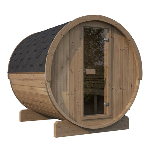 SaunaLife Model E8 ERGO Barrel Sauna (6 Person)