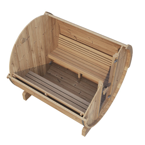 SaunaLife Model E8 ERGO Barrel Sauna (6 Person)