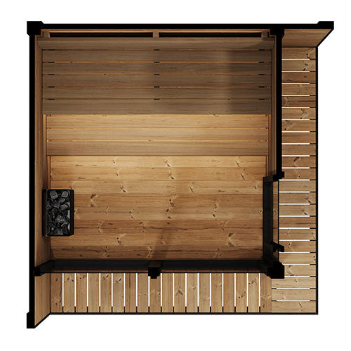SaunaLife GL6 Outdoor Sauna Kit (6 Person)