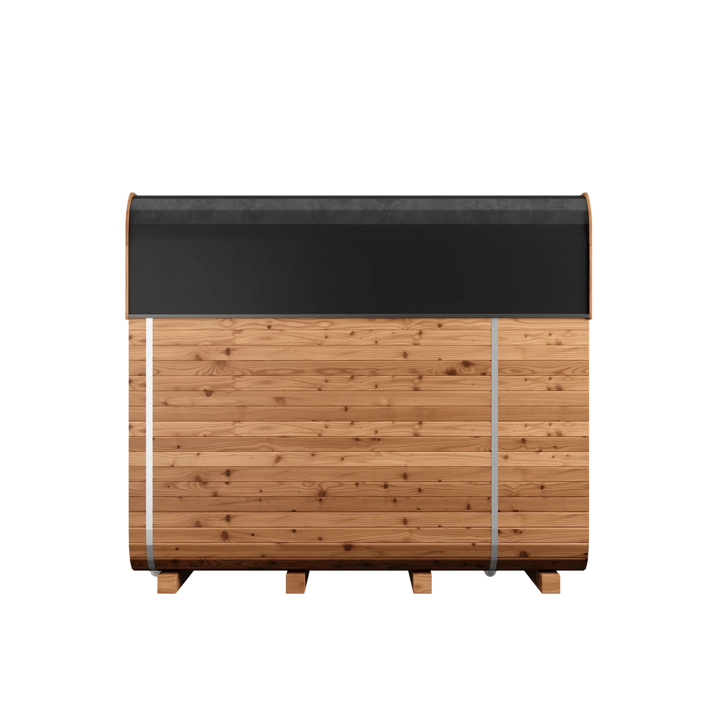 6 Person Thermory Square Sauna No 41 with Terrace