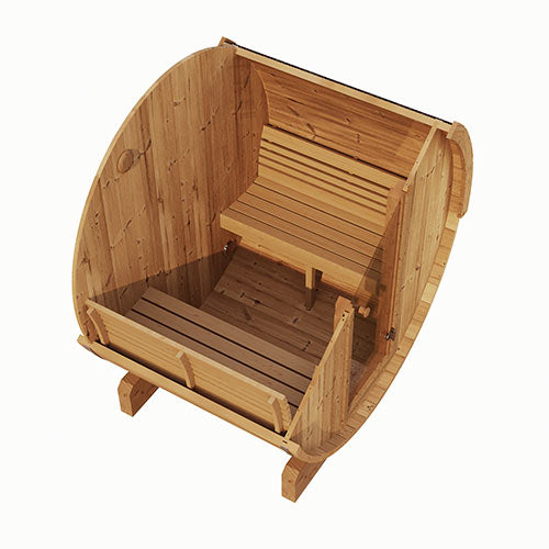 SaunaLife Model E6 ERGO Barrel Sauna