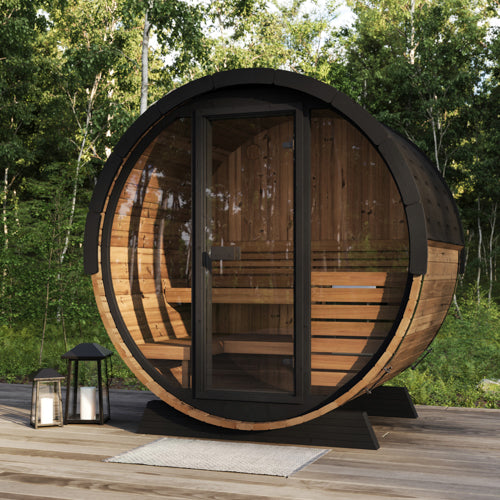 SaunaLife 4 Person EE6G ERGO Barrel Sauna