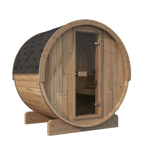 SaunaLife Model E6 ERGO Barrel Sauna