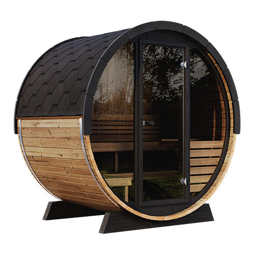 SaunaLife 4 Person EE6G ERGO Barrel Sauna